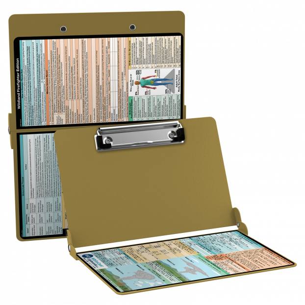 WhiteCoat Clipboard® - Tactical Brown Wildland Firefighter Edition